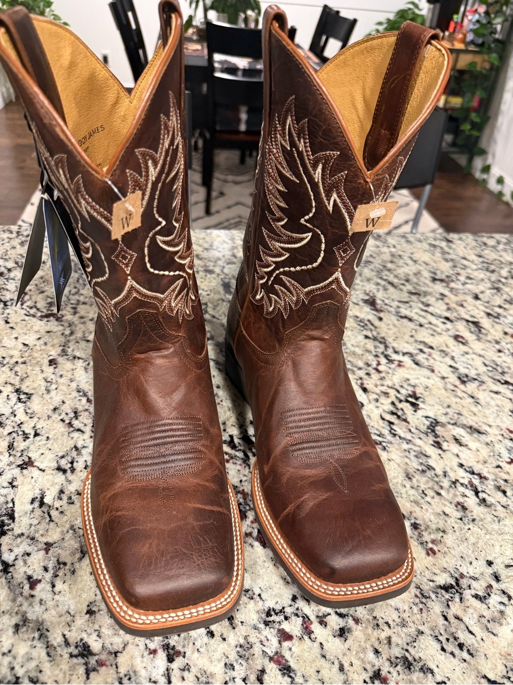 Cody James Brown Leather Western Boots. Brand New With Tags. Size 10EE - Picture 2 of 5